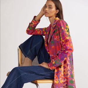 Anthropologie Abstract Duster Jacket ♥️ size L ♥️ NWT 🥂 SOLD OUT!!!